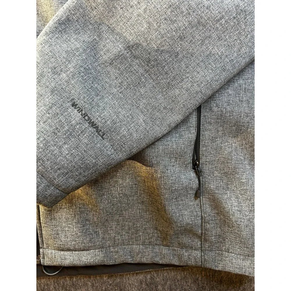 The North Face Apex Bionic Jacket Men’s XXL Gray Softshell Fleece Lined Full Zip